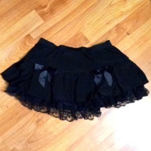 Black Lace Skirt Lingerie